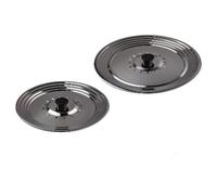 Set di 2 coperchi per pentola universale Ø22/24/26 - Ø28/30/32 cm, coperchi per pentole e padelle - coperchio pentola - coperchio padella 28 cm - coperchio padella 32 cm