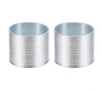 Set di 2 coperture a molla in metallo per mangiatoie per uccelli che offrono una protezione affidabile contro gli scoiattoli che interferiscono con le stazioni di alimentazione degli uccelli