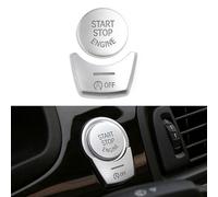 Set di 2 coperture cromate per pulsante di avviamento/arresto motore per BMW Serie 5 F10 F07, con facile installazione e protezione antigraffio