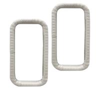 Set di 2 coperture per becco di scarico verso il basso, design in gomma anti-intasamento, materiale resistente alle intemperie, set da 2 pezzi per casa, drenaggio sotterraneo, pioggia esterna