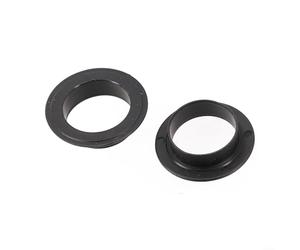 Set di 2 coperture per cuscinetti per albero medio per bicicletta, in plastica impermeabile e antipolvere, per mandrino da 24 mm, installazione a pressione, colore nero, adatte per bici da strada e