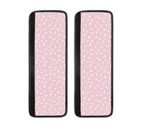 Set di 2 coperture per maniglie del frigorifero con cavaliere moderno, colore bianco e rosa, antiscivolo, regolabili, coperture per maniglie per lavastoviglie, forno, decorazione per cucina