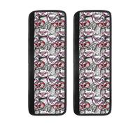 Set di 2 coperture per maniglie del frigorifero con gufo, antiscivolo, regolabili, coperture per maniglie del frigorifero, coperture per maniglie di elettrodomestici per lavastoviglie, forno e cucina