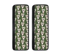 Set di 2 coperture per maniglie del frigorifero con koala con foglie verdi e grandi occhi, antiscivolo, regolabili, coperture per maniglie per lavastoviglie, forno, cucina