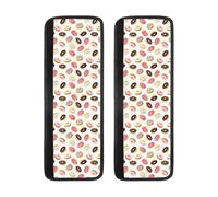Set di 2 coperture per maniglie del frigorifero, con stampa a ciambella, regolabili, antiscivolo, per lavastoviglie, forno, cucina, decorazione