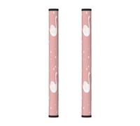 Set di 2 coperture per maniglie del frigorifero, motivo: cigno rosa, lavabili per maniglie di elettrodomestici da cucina, forno a microonde, forno, lavastoviglie, frigorifero