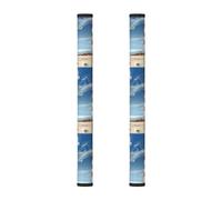 Set di 2 coperture per maniglie del frigorifero, motivo: faro di gabbiano, lavabili, per forno a microonde, forno, lavastoviglie, frigorifero