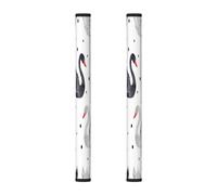 Set di 2 coperture per maniglie della porta del frigorifero, con grazioso cigno a pois, lavabili, per forno a microonde, forno, lavastoviglie, frigorifero