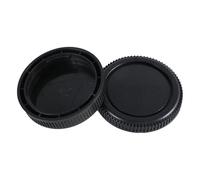 Set di 2 coperture protettive per obiettivo posteriore con protezioni per il corpo per OM Mount OM-1 OM-2 OM-3 e altri obiettivi della fotocamera