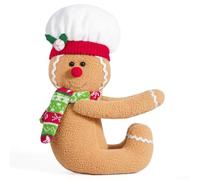 Set di 2 copri bottiglie di vino in peluche con tessuto morbido e adatti per decorazioni natalizie e protezione per bottiglie di vino