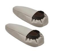 Set Di 2 Copri Bracciolo In Microfibra Per Lexus GX470 2003-2009 Accessori Ricambio Per Auto Coperchi braccioli(Beige)