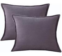 Set di 2 Copri Federe Cuscini Divano 50x70/40x60/60x60 Copricuscino Con Cerniera,Federe Moderne Per Camera Da Letto Divano Decorativo Velluto A Coste Elegante Lavabile(Grigio,40x40 cm 2 pack)