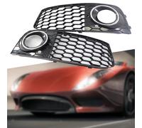 Set di 2 copri griglia per griglia fendinebbia per auto per Audi A4 B8 RS4
