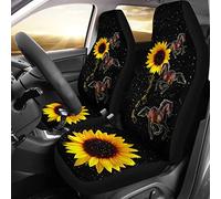 Set di 2 Copri Sedili per Auto Seat Cover Protezioni per Macchina Lavabile Coprisedili Auto Anteriore Universale per Berlina Cavallo Sei Il Mio Sole, Regalo per Gli Amanti degli Animali da Cavallo