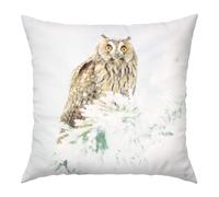 Set di 2 copricuscini 40x40 cm Design gufo di neve