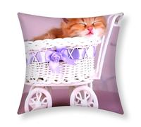 Set di 2 copricuscini 40x40 cm Kitten Design Basket