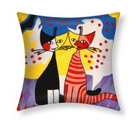 Set di 2 copricuscini 45x45 cm Ricamo artistico Liora