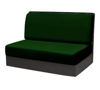 Set Di 2 Copridivani In Velluto Per Camper,Coprischienale E Sedute Elasticizzati Con Cinghie,Protezione Lavabile E Resistente Ai Graffi Degli Animali Domestici Per Camper(Dark Green,1 Sets)