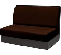 Set Di 2 Copridivani In Velluto Per Camper,Coprischienale E Sedute Elasticizzati Con Cinghie,Protezione Lavabile E Resistente Ai Graffi Degli Animali Domestici Per Camper(Dark Brown,1 Sets)