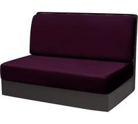 Set Di 2 Copridivani In Velluto Per Camper,Coprischienale E Sedute Elasticizzati Con Cinghie,Protezione Lavabile E Resistente Ai Graffi Degli Animali Domestici Per Camper(Dark Purple,1 Sets)
