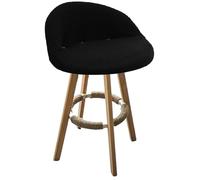 Set di 2 coprisedia elasticizzati in jacquard per sgabelli da bancone girevoli, adatti per sedie da cucina, bar, sala da pranzo, bar