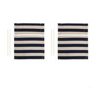 Set di 2 coprisedia flessibili in poliestere per sedie da regista, con funzione decorativa