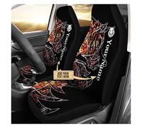 Set di 2 Coprisedile Decorativi per Car Elastico Coprisedili Auto Anteriore Lavabile Coprisedili per Sedili Anteriori Universale Hobby di Caccia al Cinghiale Personalizzato E Divertente