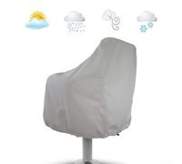 Set di 2 coprisedili per barca, con tessuto Oxford impermeabile e protezione UV, progettati per adattarsi alla maggior parte dei sedili delle barche fino a 63 cm per una completa sicurezza all'aperto