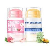 Set di 2 creme idratanti per piedi, per la riparazione di talloni, piedi idratanti e morbidi, crema per la riparazione di mani e piedi per uomini e donne