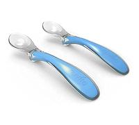 Set di 2 cucchiai in silicone blu