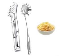 Set di 2 cucchiai per spaghetti - 201 paletta per farina italiana e pinze per pasta, per spaghetti e cottura in cucina