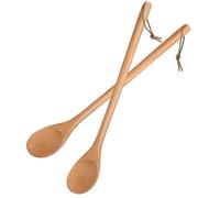 Cucchiaio Legno Cucina Manico Lungo Cucchiaio Mescolare Utensili da cucina Cucchiaio multiuso Set di 2