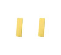 Set di 2 cunei per abbattimento alberi per tagliare alberi robusti tronchi cunei 25 cm giallo