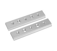 Set di 2 cursori Ttrack in lega di alluminio compatibili con seghe da tavolo e banchi da lavoro per la lavorazione del legno, per configurazioni e progetti di officina fai da te (100 mm)