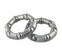 Set di 2 cuscinetti per sterzo per bici in acciaio per molteplici applicazioni (3# 38-24 mm)