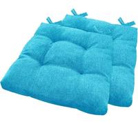 Set di 2 Cuscini for Sedia con Nastri, for Sedie da Giardino, for Interni ed Esterni, for Sala da Pranzo, Soggiorno, Sala Studio(2,45x45x8cm)