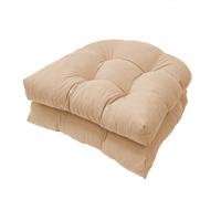 Set di 2 cuscini per sedia a dondolo a forma di U, morbidi e spessi, per uso interno ed esterno, 48 x 48 cm, impermeabili e facili da pulire, comodi