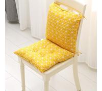 Set di 2 cuscini per sedia con schienale, schienale con cinghie, cuscino per schienale basso, sedia da giardino, cuscino per sedia/panche in casa e giardino (40 x 80 cm