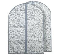 Set di 2 Custodie per Abiti per Appendere, Copriabiti Antipolvere con Cerniera, Design Completamente Chiuso, Adatto per Armadi e Grucce(Blue,60x90cm/24x35in)