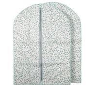 Set di 2 Custodie per Abiti per Appendere, Copriabiti Antipolvere con Cerniera, Design Completamente Chiuso, Adatto per Armadi e Grucce(Green,60x120cm/24x47in)