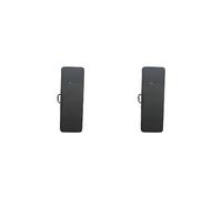 Set di 2 custodie rigide per violino leggere per principianti da viaggio, supporto per strumenti a corda, nero, 1/8