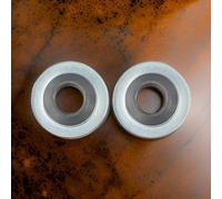 Set di 2 dadi conici per mozzo in acciaio, 3/8" x 26 TPI per asse posteriore solido, diametro esterno 17 mm, lunghezza 13,6 mm