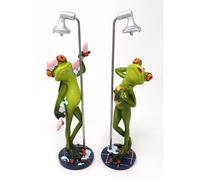 Set Di 2 Decorazioni Per Il Bagno Rane Rana Nella Doccia Formano Rana