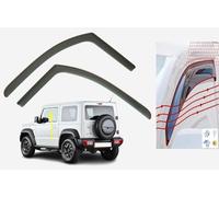 Set di 2 deflettori d'aria tipo IN-CHANNEL compatibili con SUZUKI JIMNY modelli 2018-2024 deflettori laterali in acrilico per finestrini Suzuki Jimny