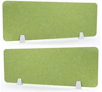 Set di 2 divisori acustici da scrivania, separatori indipendenti per la privacy dell'ufficio, per casa e lavoro, controllo della distrazione visiva insonorizzata, ideale per postazioni di lavoro e