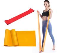 Set di 2 Elastici Palestra,15 lbs Fitness Resistance Band Elastici per Fisioterapia Esercizi Yoga, Pilates, Schiena Stretching, Sviluppo Muscolare,Casa, Palestra