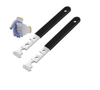 Set di 2 estrattori per finitrici e pala per stampaggio con impugnatura morbida ergonomica e fessure per una rimozione efficiente della finitrice all'aperto