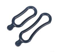 Set di 2 fasce in gel per bicicletta, attacco luce LED su manubrio e montante (2 pezzi)