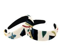 Set di 2 fasce larghe in velluto per donne, girasoli e ancore, accessori per capelli imbottiti, fasce per capelli di bellezza per ragazze spesse