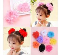 Set Di 2 Fasce Per Capelli Per Ragazze Con Elastici E Fermagli Per Capelli Resistenti E Duraturi Per Fare Acconciature Con Chignon Carini Colore unicoPoliestere